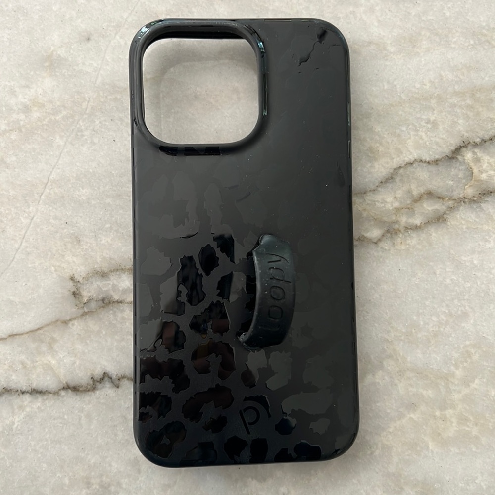 Loopy Case iPhone 13 Pro Midnight Leopard LEFTY